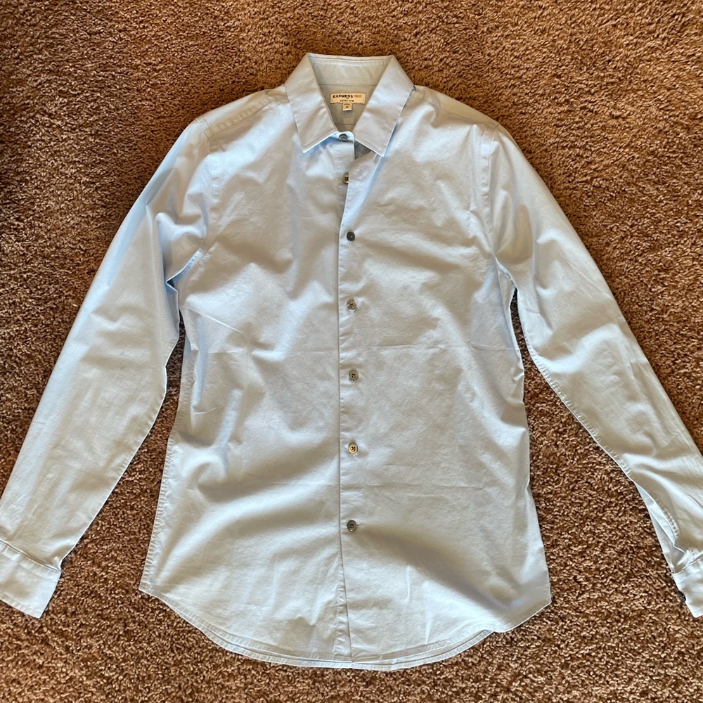 Express 1MX Button-down Dress Shirt